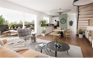 t4 à la vente -   67150  ERSTEIN, surface 94 m2 vente t4 - UBI441915308